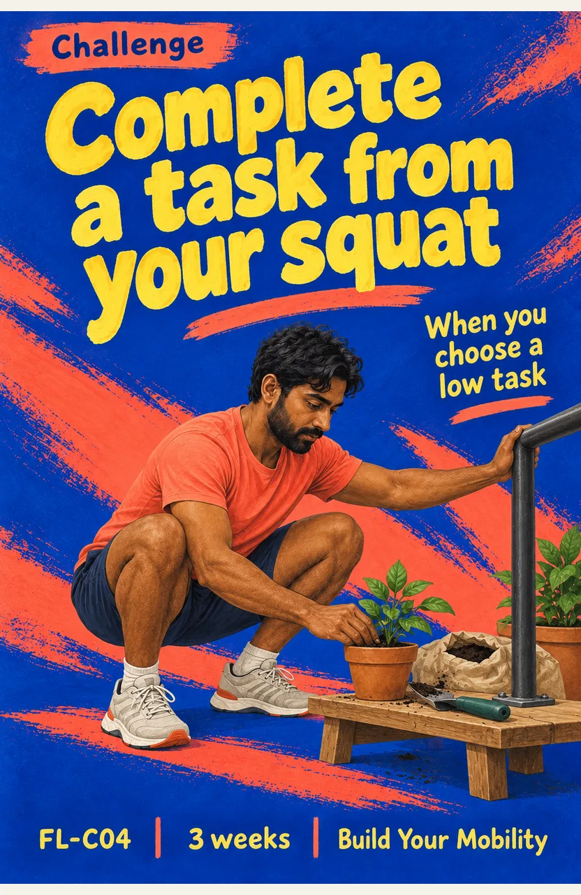 Complete a task from your squat When: you choose a low task for this month